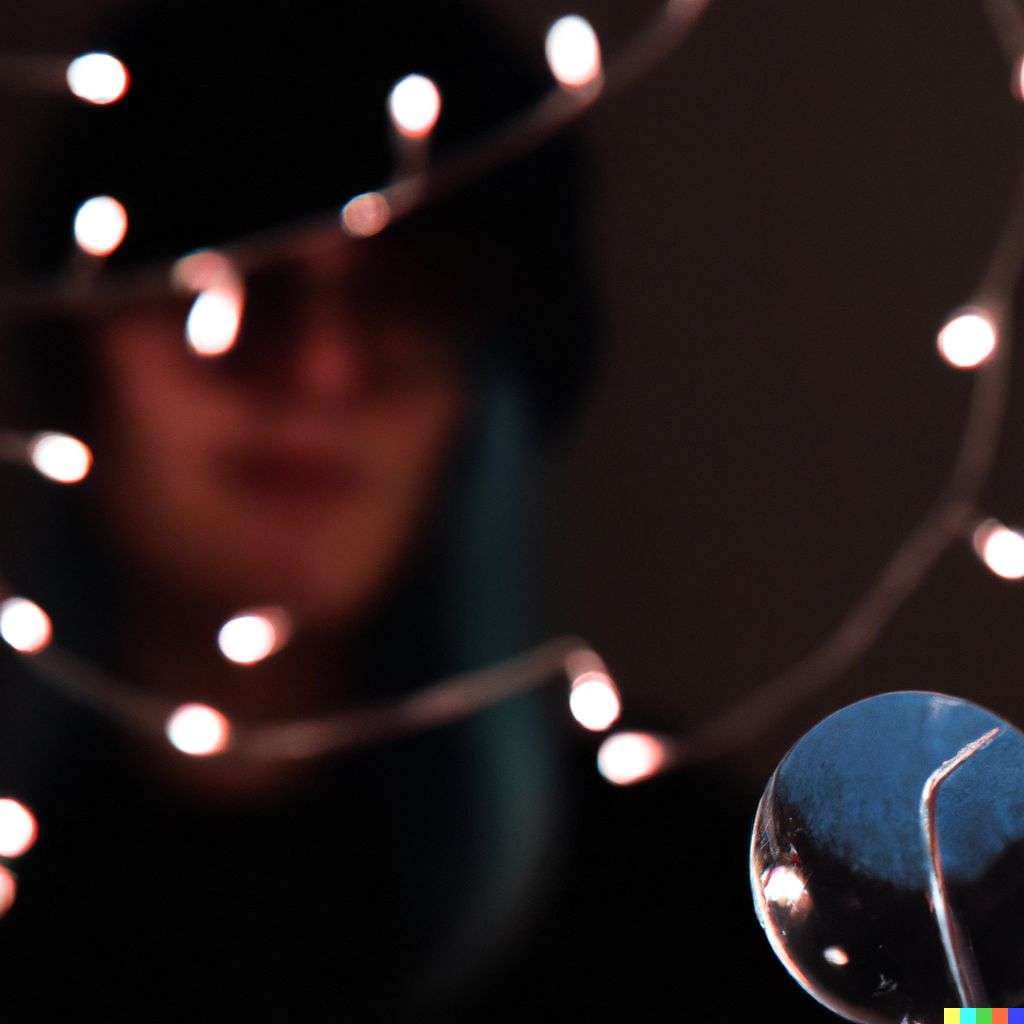 a representation of anxiety, photograph, extreme bokeh